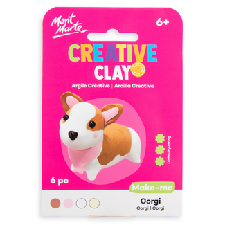 Mont Marte Creative Clay Make Me - Corgi