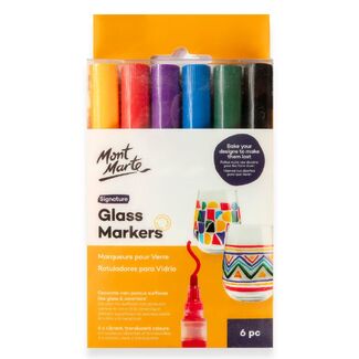 Mont Marte Glass Markers 6pc