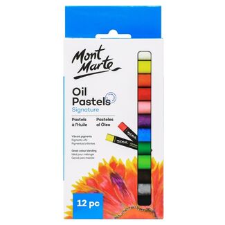 Mont Marte Oil Pastels 12pc