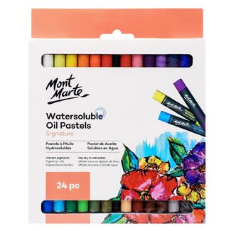 Mont Marte Watersoluble Oil Pastels 24pc