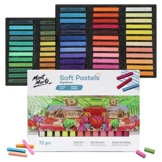 Mont Marte Signature Square Soft Pastels 72pc