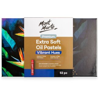 Mont Marte Premium Extra Soft Oil Pastels Vibrant Hue 52pc