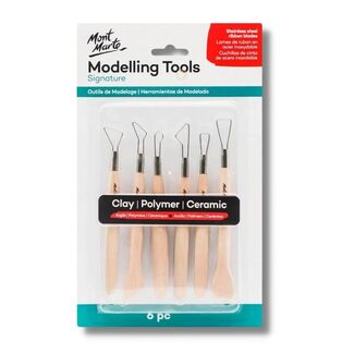 Mont Marte Sculpting - Single End Tools 6pc