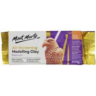 Mont Marte Air Hardening Modelling Clay - Terracotta 500gm