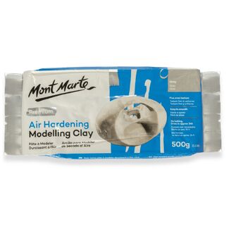 Mont Marte Air Hardening Modelling Clay - Grey 500g