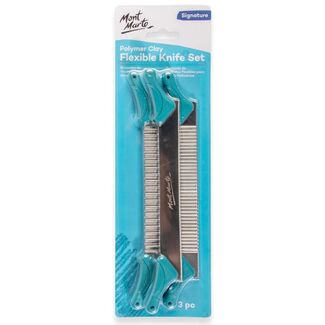 Mont Marte Flexible Polymer Clay Blades 3pc