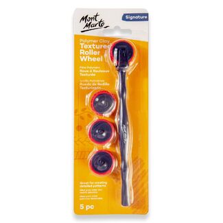 Mont Marte Signature Textured Roller Wheel 5pc