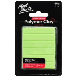Mont Marte Make N Bake Polymer Clay 60g - Honeydew