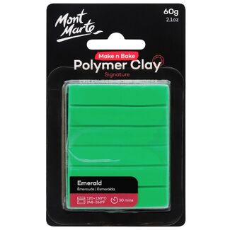 Mont Marte Make N Bake Polymer Clay 60g - Emerald