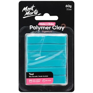 Mont Marte Make N Bake Polymer Clay 60g - Teal