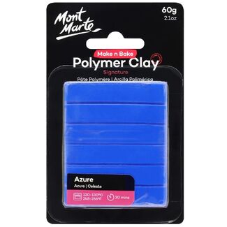 Mont Marte Make N Bake Polymer Clay 60g - Azure