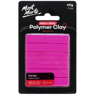 Mont Marte Make N Bake Polymer Clay 60g - Cerise