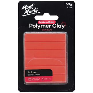 Mont Marte Make N Bake Polymer Clay 60g - Salmon