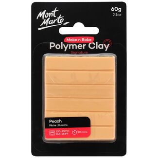 Mont Marte Make N Bake Polymer Clay 60g - Peach