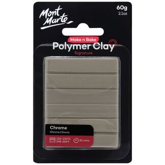Mont Marte Make N Bake Polymer Clay 60g - Chrome