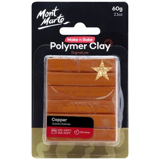 Mont Marte Make N Bake Polymer Clay 60g - Copper