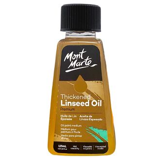 Mont Marte Oil Medium - Thickened Linseed Oil 125ml