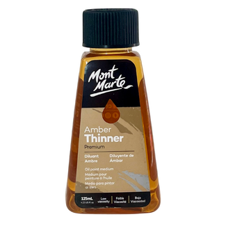 Mont Marte Oil Medium - Amber Thinner 125ml