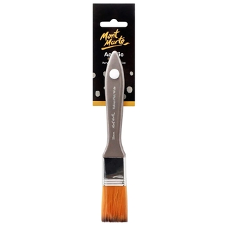 Mont Marte Artist Brush Taklon Flat Wide 25mm