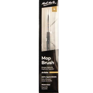 Mont Marte Artiste Squirrel Watercolour Brush Mop 4