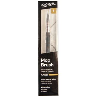 Mont Marte Artiste Squirrel Watercolour Brush Mop 6