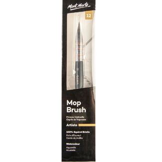 Mont Marte Artiste Squirrel Watercolour Brush Mop 12
