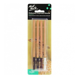 Mont Marte Charcoal Pencils - Coloured 4pc