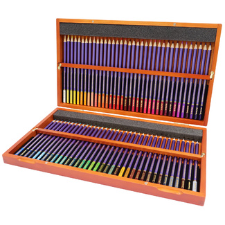 Mont Marte Premium Watercolour Pencils In Wooden Box 72pc