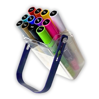 Mont Marte Acrylic Paint Pens Broad Tip in Case 12pc