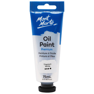 Mont Marte Oil Paint 75ml Tube - Titanium White