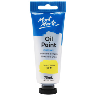 Mont Marte Oil Paint 75ml Tube - Lemon Yellow
