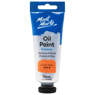 Mont Marte Oil Paint 75ml Tube - Orange Yellow