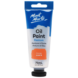 Mont Marte Oil Paint 75ml Tube - Orange