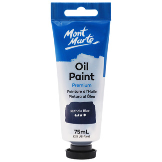 Mont Marte Oil Paint 75ml Tube - Phthalo Blue