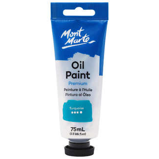 Mont Marte Oil Paint 75ml Tube - Turquoise