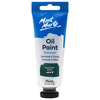 Mont Marte Oil Paint 75ml Tube - Permanent Green