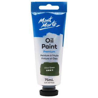 Mont Marte Oil Paint 75ml Tube - Olive Green