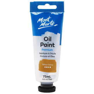 Mont Marte Oil Paint 75ml Tube - Yellow Ochre