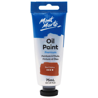 Mont Marte Oil Paint 75ml Tube - Red Ochre