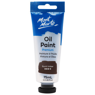Mont Marte Oil Paint 75ml Tube - Burnt Umber