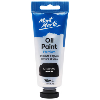 Mont Marte Oil Paint 75ml Tube - Paynes Grey