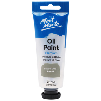 Mont Marte Oil Paint 75ml Tube - Neutral Grey