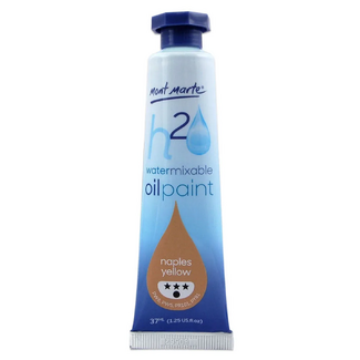 Mont Marte H2O Water Mixable Oil Paint 37ml - Naples Yellow