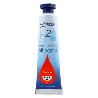 Mont Marte H2O Water Mixable Oil Paint 37ml - Orange