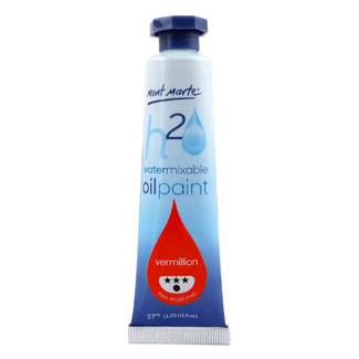 Mont Marte H2O Water Mixable Oil Paint 37ml - Vermillion