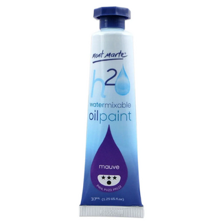 Mont Marte H2O Water Mixable Oil Paint 37ml - Mauve