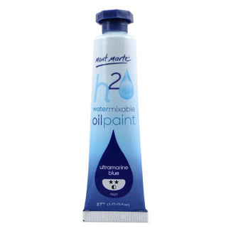 Mont Marte H2O Water Mixable Oil Paint 37ml - Ultramarine Blue