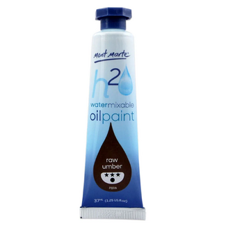 Mont Marte H2O Water Mixable Oil Paint 37ml - Raw Umber