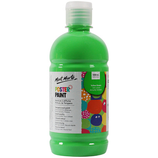 Mont Marte Kids - Poster Paint 500ml - Yellow Green