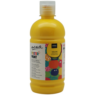 Mont Marte Kids - Poster Paint 500ml - Yellow Mid